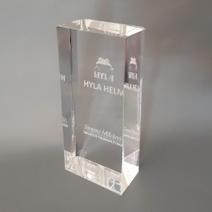 Acrylic Trophy (MAT03) - engraved